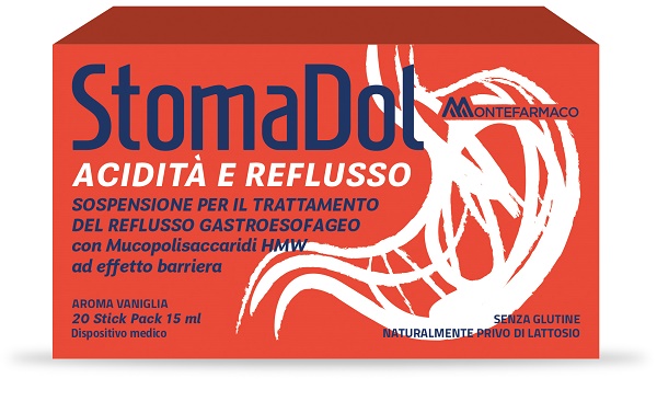 STOMADOL ACIDITA' REFLUSSO 20 STICK PACK DA 15 ML - Farmacia-flash.it