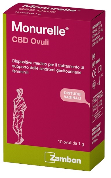 MONURELLE CBD 10 OVULI 1 G - Farmacia-flash.it