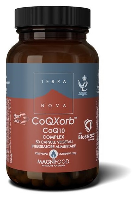 TERRANOVA COQXORB COQ10 COMPLEX 50 CAPSULE VEGETALI - Farmacia-flash.it