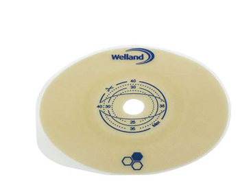 PLACCA PIANA AURUM 2 PER UROSTOMIA 45MM RITAGLIABILE 5 PEZZI - Farmacia-flash.it