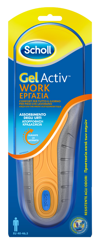 SCHOLL GEL ACTIV WORK UOMO - Farmacia-flash.it