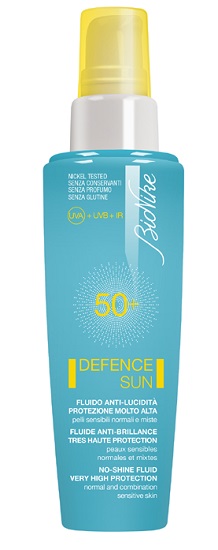DEFENCE SUN 50+ FLUDIO ANTI LUCIDITA' PROTEZIONE MOLTO ALTA 50 ML - Farmacia-flash.it