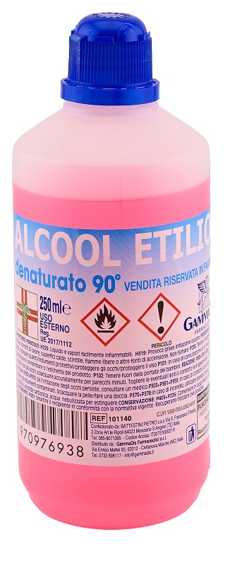ALCOOL ETILICO DENATURATO 90% 250 ML - Farmacia-flash.it