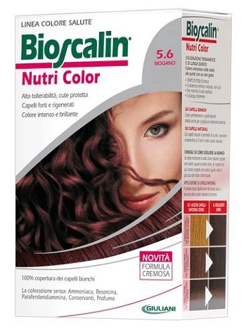 BIOSCALIN NUTRI COLOR 5,6 MOGANO SINCROB 124 ML - Farmacia-flash.it