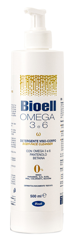 BIOELL OMEGA 3-6 DETERGENTE VISO / CORPO AGLI OMEGA 3 E 6 - Farmacia-flash.it