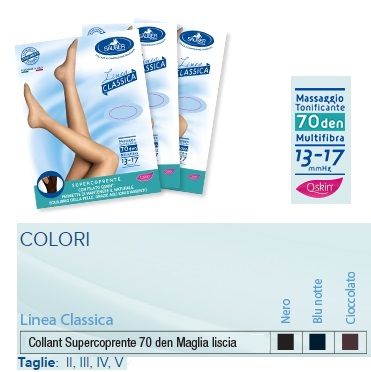 SAUBER COLLANT 70 DENARI SUPER COPRENTE MAGLIA LISCIA BLU 3 LINEA CLASSICA - Farmacia-flash.it