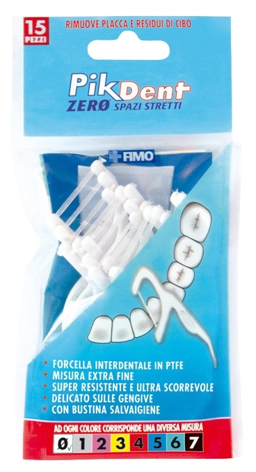 PIKDENT ZERO SPAZI STRETTI 15 FORCELLE INTERDENTALI - Farmacia-flash.it