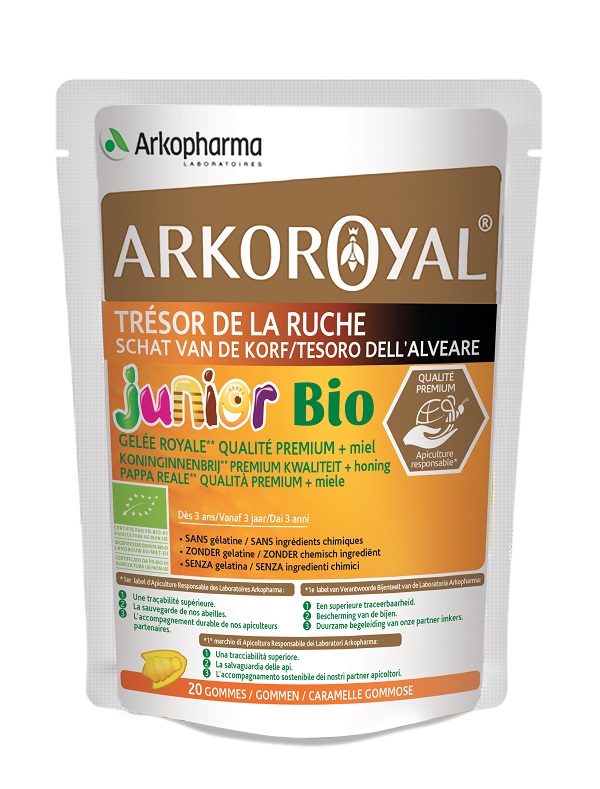 ARKOROYAL CARAMELLE GOMMOSE CUOR DI MIELE 60 PEZZI - Farmacia-flash.it
