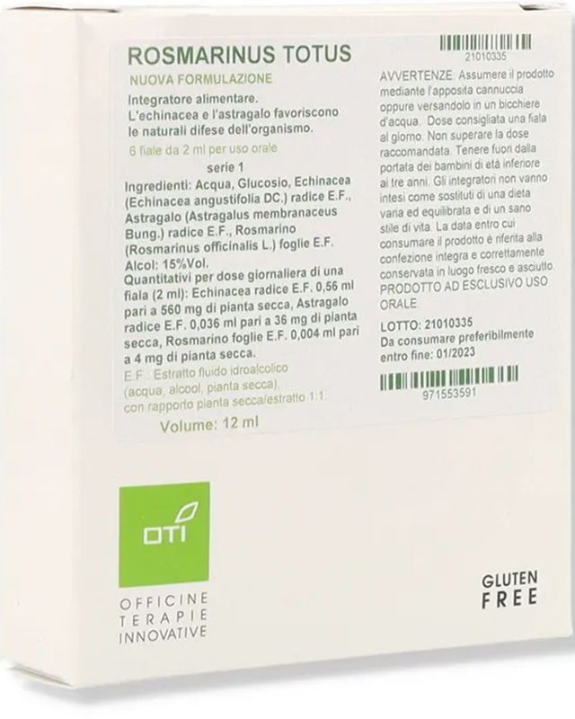 ROSMARINUS TOTUS NUOVA FORMULAZIONE 1SERIE 6FIALE GLUCOSATE 2ML - Farmacia-flash.it