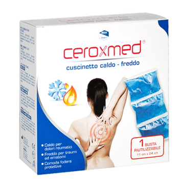 CUSCINETTO CALDO/FREDDO CEROXMED 11 X 24 CM 1 BUSTA - Farmacia-flash.it