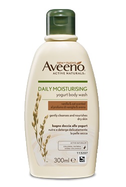 AVEENO BAGNO DOCCIA YOGURT VANIGLIA & AVENA 300 ML - Farmacia-flash.it