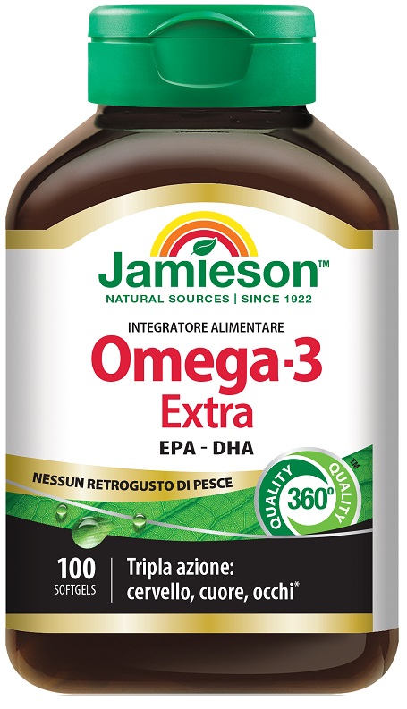 JAMIESON OMEGA 3 EXTRA 100 PERLE - Farmacia-flash.it