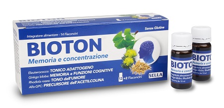 BIOTON ELEUTEROCOCCO MEMORIA CONCENTRAZIONE 14 FLACONCINI - Farmacia-flash.it