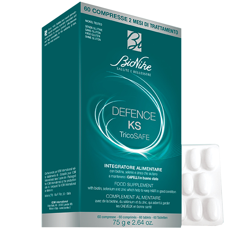 DEFENCE KS TRICOSAFE 60 COMPRESSE - Farmacia-flash.it