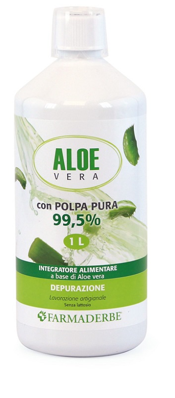 ALOE VERA SUCCO POLPA PURA 1000 ML - Farmacia-flash.it