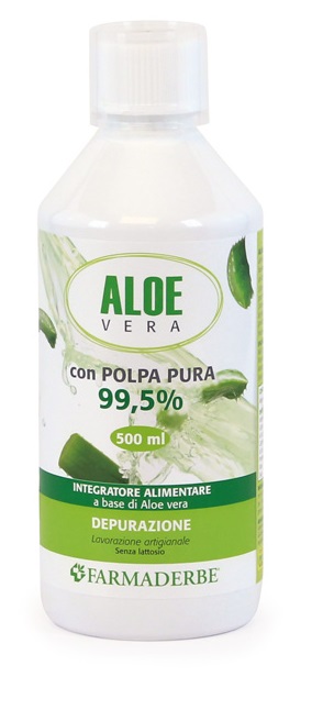 ALOE VERA SUCCO POLPA PURA 500 ML - Farmacia-flash.it