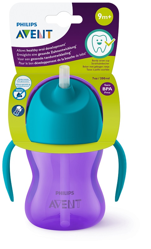 PHILIPS TAZZA COLORATA CON CANNUCCIA FEMMINA 200 ML - Farmacia-flash.it