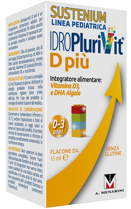 IDROPLURIVIT D+ SUSTENIUM 15 ML - Farmacia-flash.it