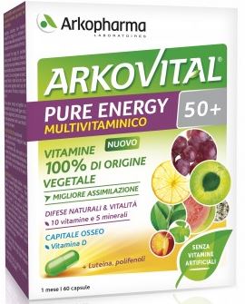 ARKOVITAL PURE ENERGY 50+ 60 CAPSULE - Farmacia-flash.it