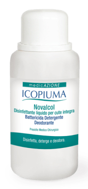 NOVALCOL DISINFETTANTE LIQUIDO ANTISETTICO CUTANEO 250 ML - Farmacia-flash.it