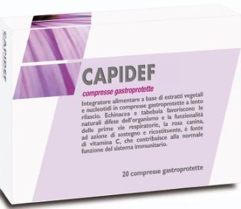 CAPIDEF 20 COMPRESSE GASTROPROTETTE - Farmacia-flash.it