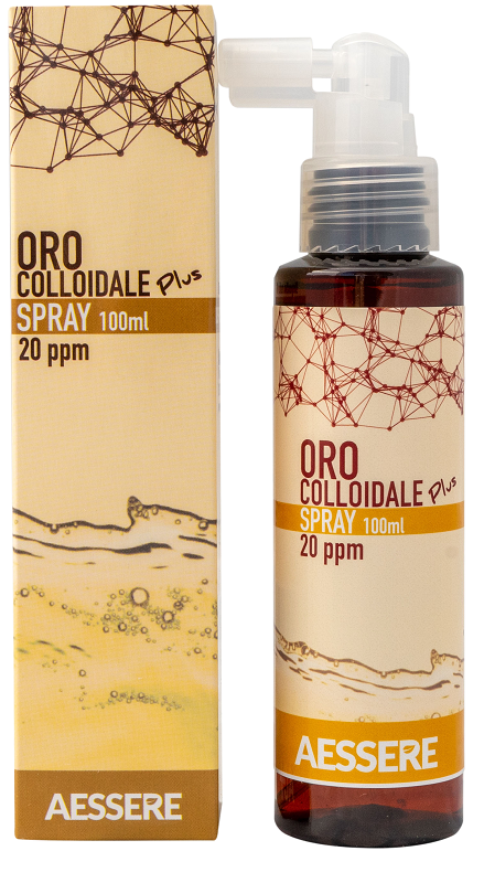 ORO COLLOIDALE PLUS SPRAY 20PPM 100 ML - Farmacia-flash.it