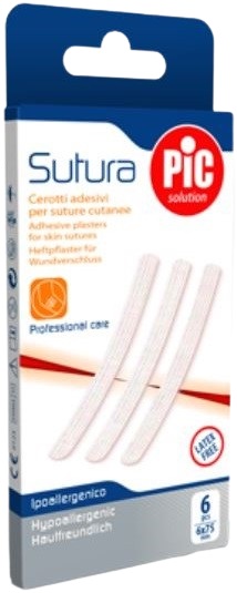 CEROTTO PER SUTURA PIC SOLUTION 12 X 100 MM 6 PEZZI - Farmacia-flash.it