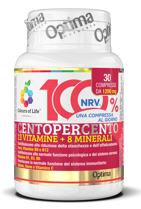 COLOURS OF LIFE CENTOPERCENTO 30 COMPRESSE 1200 MG - Farmacia-flash.it