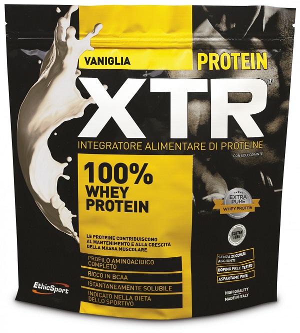 ETHICSPORT PROTEIN XTR VANIGLIA POLVERE 500 G - Farmacia-flash.it