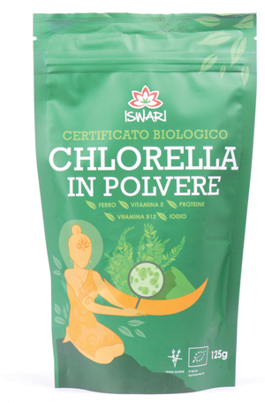 CHLORELLA POLVERE BIO 125 G ISWARI - Farmacia-flash.it