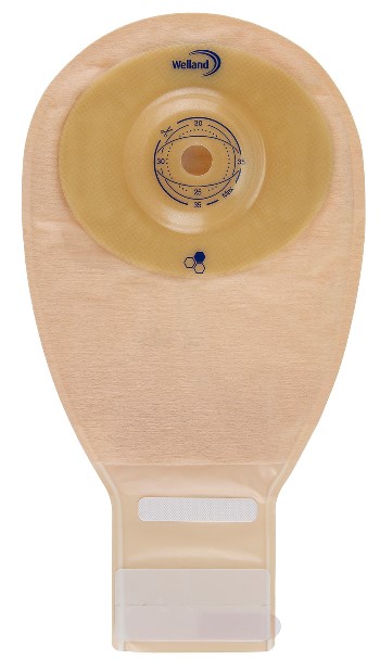 SACCA PER ILEOSTOMIA TRASPARENTE RITAGLIABILE WELLAND AURUM PROFILE ILEO MIDI DIAMETRO 13-25 MM INIZIO CONVESSITA' 25 MM 10 PEZZI - Farmacia-flash.it