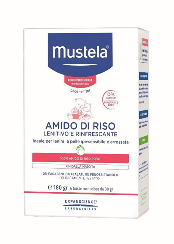 MUSTELA AMIDO DI RISO 180 G - Farmacia-flash.it