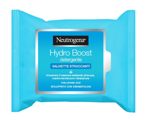 NEUTROGENA HYDRO BOOST SALVIETTE STRUCCANTI 25 PEZZI - Farmacia-flash.it
