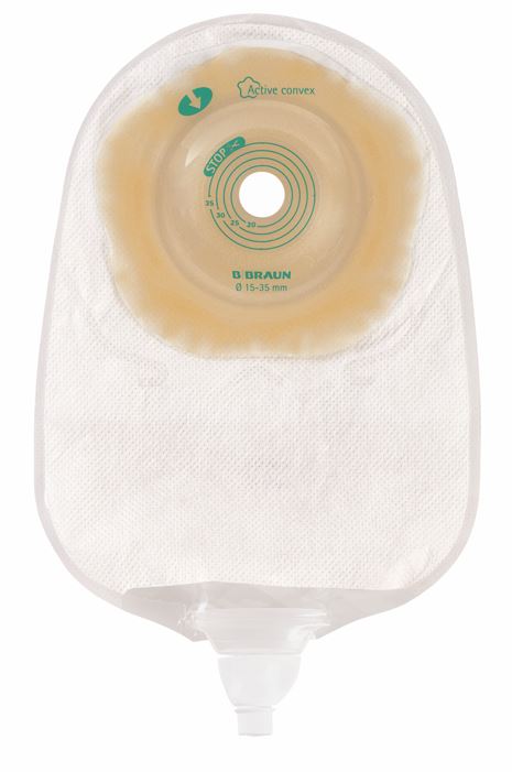SACCA UROSTOMIA FLEXIMA ACTIVE O'CONVEX TRASPARENTE 15-35 MM 10 PEZZI - Farmacia-flash.it