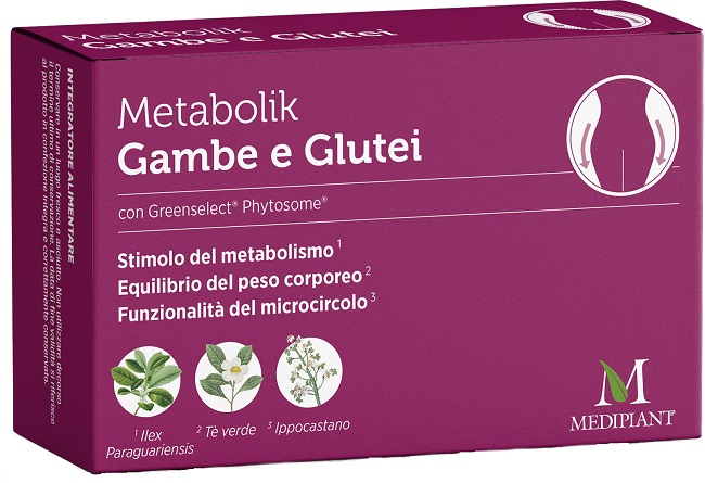 TORNA IN FORMA METABOLIK GAMBE E GLUTEI 30 CAPSULE - Farmacia-flash.it