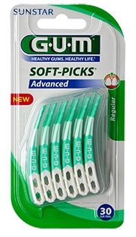 GUM SOFTPICKS ADVANCE SCOVOLINO LARGE GOMMA 30 PEZZI - Farmacia-flash.it