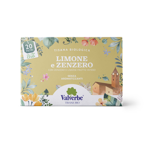 TISANA LIMONE/ZENZERO BIO 20 FILTRI - Farmacia-flash.it