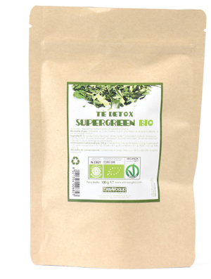 TE' DETOX SUPERGREEN BIO 100 G - Farmacia-flash.it