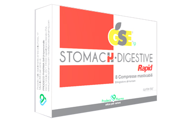 GSE STOMACH DIGESTIVE RAPID 8 COMPRESSE - Farmacia-flash.it