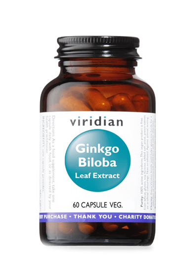 VIRIDIAN GINKGO BILOBA LEAF EXTR 60CPS - Farmacia-flash.it