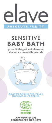 ELAVE BABY BATH DETERGENTE DELICATO CON CAMOMILLA E ALOE VERA BIOLOGICO 400 ML - Farmacia-flash.it