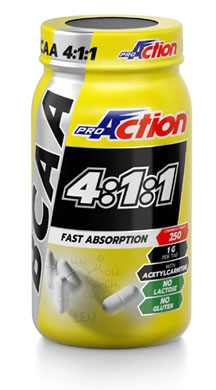 PROACTION BCAA 411 250 COMPRESSE - Farmacia-flash.it