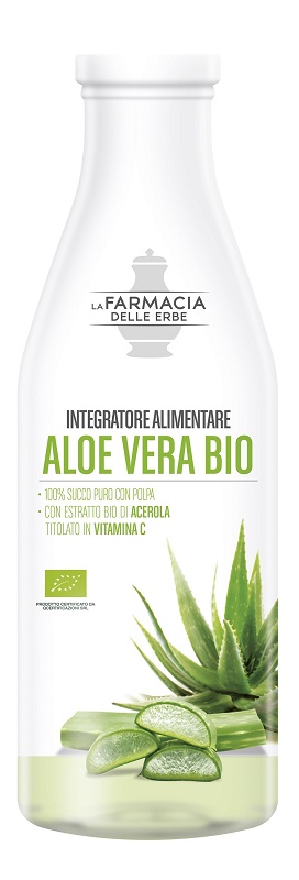 FARMACIA DELLE ERBE ALOE VERA SUCCO PURO BIO 1000 ML - Farmacia-flash.it