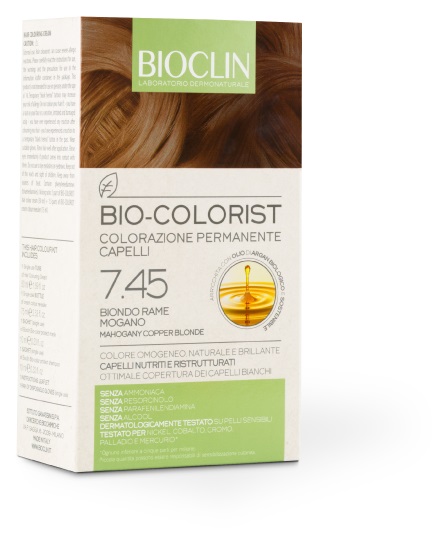 BIOCLIN BIO COLORIST 7,45 BIONDO RAME MOGANO - Farmacia-flash.it