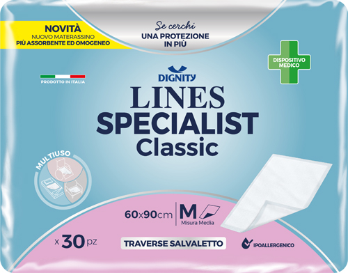 TRAVERSA LINES SPECIALIST CLASSIC 60X90CM TP 30 PEZZI - Farmacia-flash.it