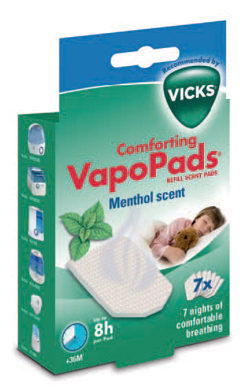 VICKS VAPOPADS MENTHOL SCENT 7 PEZZI - Farmacia-flash.it