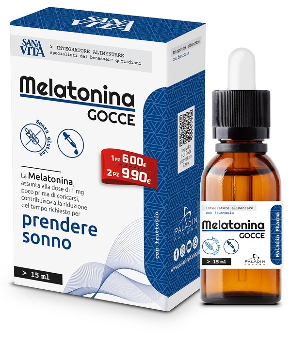 SANAVITA MELATONINA GOCCE 15 ML - Farmacia-flash.it