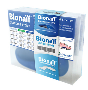 KIT EQUILIBRIO BIONAIF PLANTARE ATTIVO BLU MEDIO DAL 38 AL 42 70-80KG - Farmacia-flash.it