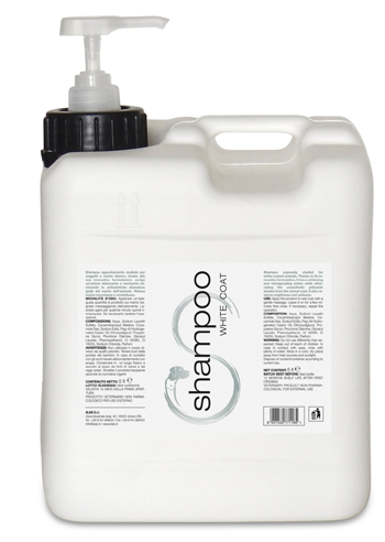 SHAMPOO WHITE COAT 5 LITRI - Farmacia-flash.it