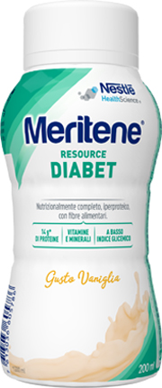 MERITENE RESOURCE DIABET VANIGLIA ALIMENTO IPERPROTEICO 28 VITAMINE E MINERALI 200 ML - Farmacia-flash.it